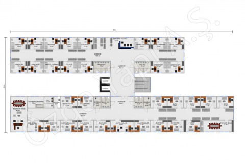 Hastane 4340 m2 - 3 Kat