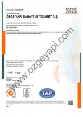 ISO 9001 UKAS Belgesi